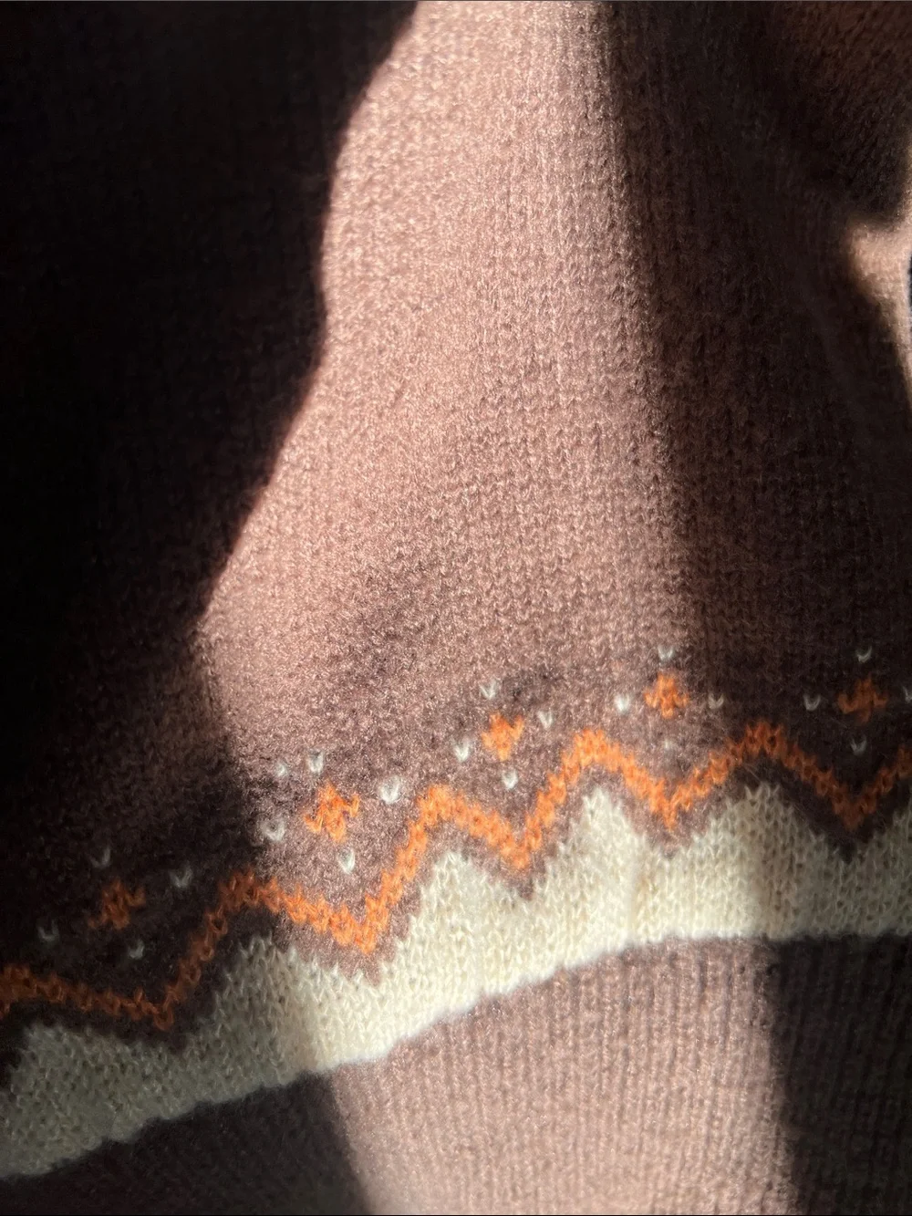 Woman’s comfy pumpkin sweater